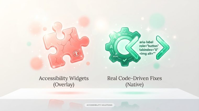 Accessibility Widgets vs. Code-Level Fixes: Why Floating Magic-Button Solutions Aren't Enough